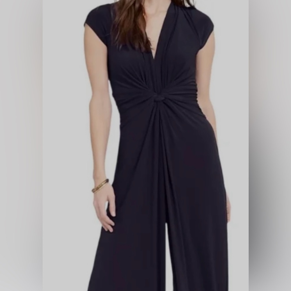 Vince Camuto Black Sleeveless Jumpsuit